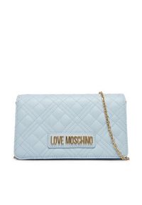 Love Moschino - LOVE MOSCHINO Torebka JC4079PP1OLA0701 Błękitny. Kolor: niebieski. Materiał: skórzane #5
