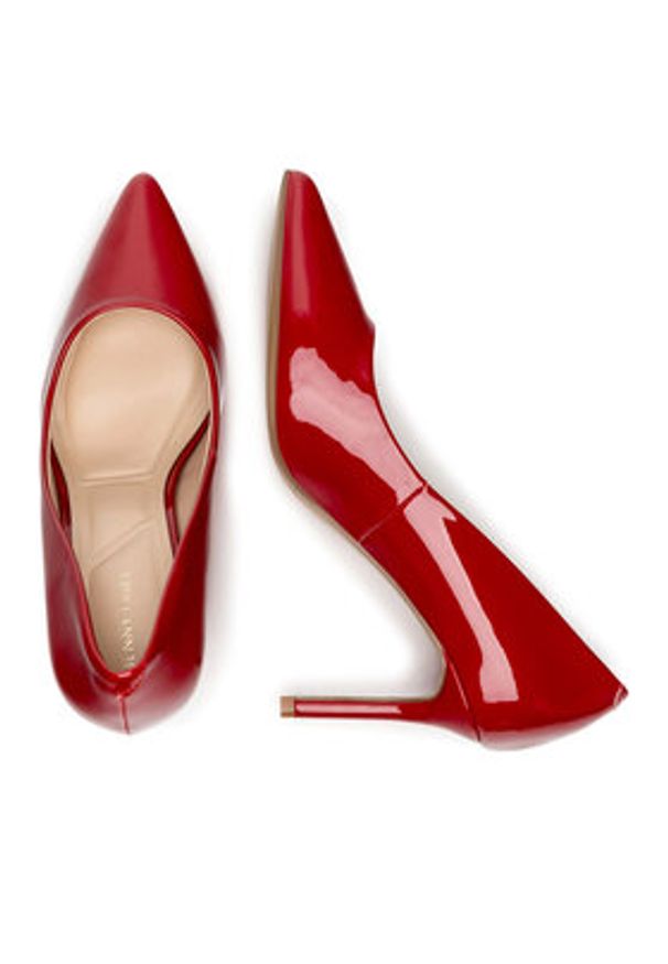 Jenny Fairy Szpilki WFA3006-1 Czerwony. Kolor: czerwony. Materiał: skóra. Obcas: na szpilce