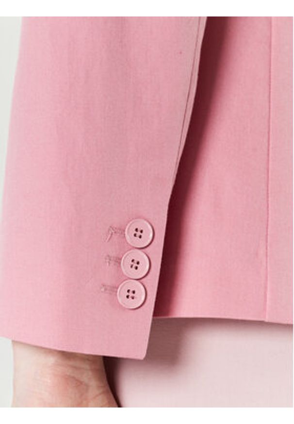 Weekend Max Mara Marynarka Gelosia 23504102 Różowy Regular Fit. Kolor: różowy. Materiał: bawełna