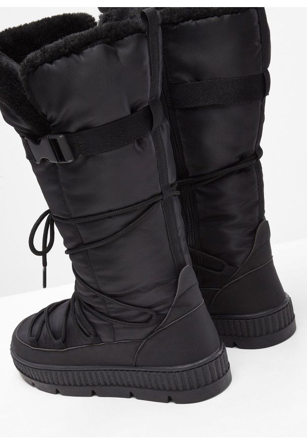 bonprix - Botki trekkingowe. Kolor: czarny. Sezon: zima