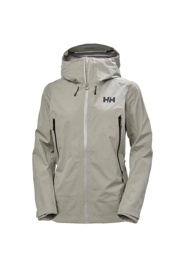 Damska kurtka wodoodporna Helly Hansen Verglas Infinity Shell. Kolor: beżowy