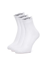 Nine West Skarpety CEO_AS_NW_01_Z_AW25 (3-PACK) Biały. Kolor: biały. Materiał: nylon, materiał