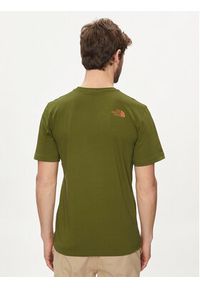 The North Face T-Shirt Rust 2 NF0A87NW Zielony Regular Fit. Kolor: zielony. Materiał: bawełna #2