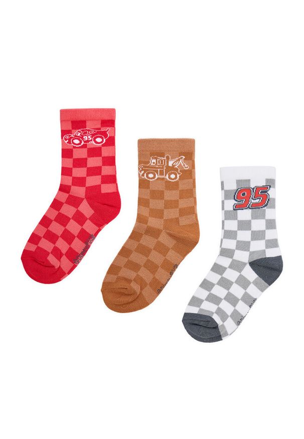 Skarpety długie Cars. Kolor: czerwony