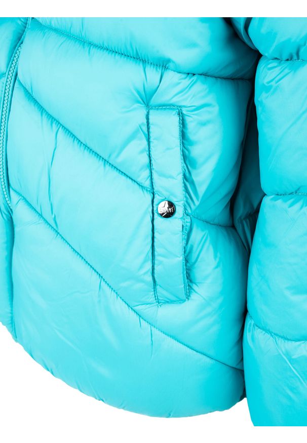 Silvian Heach Kurtka | PGA22153PI | Kobieta | Zielony. Okazja: na co dzień. Typ kołnierza: kołnierzyk stójkowy. Kolor: zielony. Materiał: poliamid. Styl: casual