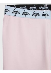Hype - HYPE Legginsy CORE21-102 Różowy Slim Fit. Kolor: różowy. Materiał: bawełna
