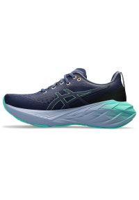 Buty do biegania Asics Novablast 4 W 1012B510401 niebieskie. Kolor: niebieski. Wzór: geometria. Sport: bieganie #2