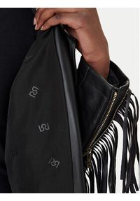 Rinascimento Kurtka z imitacji skóry CFC0124662003 Czarny Regular Fit. Kolor: czarny. Materiał: skóra #2