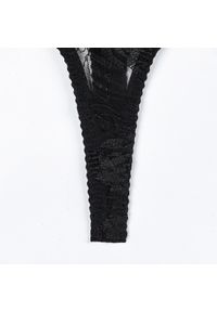 Intica - Komplet bielizny koronkowej w stylu vintage na specjalne okazje Phung. Kolor: czarny. Materiał: koronka. Wzór: aplikacja #6