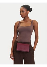 MICHAEL Michael Kors Torebka Jet Set Medium 32S4GJ6C6L Bordowy. Kolor: czerwony. Materiał: skórzane #1