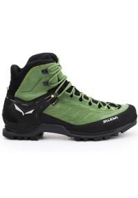 Buty trekkingowe Salewa Ms Mtn Trainer Mid Gtx M 63458-5949 zielone. Kolor: zielony. Materiał: zamsz, materiał. Technologia: Gore-Tex