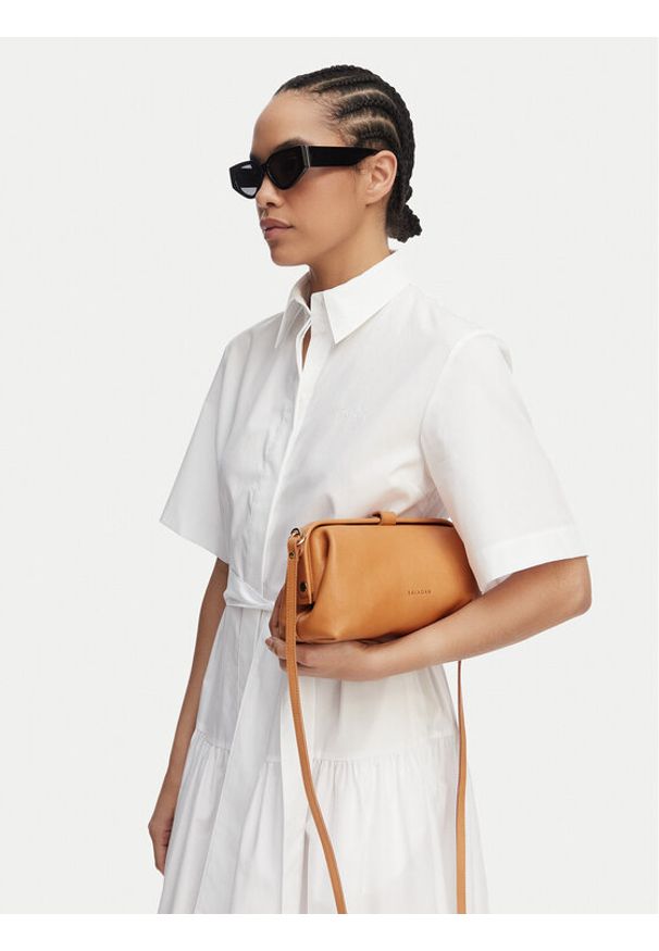 BALAGAN - Balagan Torebka ROFE Brązowy jasny. Kolor: brązowy. Materiał: skórzane