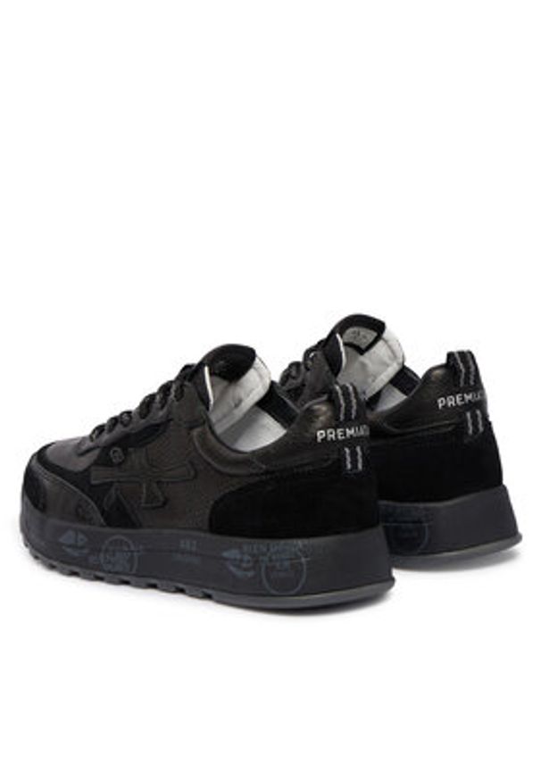 Premiata Sneakersy NOUS VAR 7732 Czarny. Kolor: czarny. Materiał: zamsz, skóra