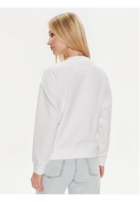 Guess Bluza W4GQ11 KBK32 Biały Relaxed Fit. Kolor: biały. Materiał: bawełna, syntetyk