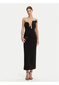 BARDOT - Bardot Sukienka koktajlowa 59733DB Czarny Regular Fit. Kolor: czarny. Materiał: syntetyk. Styl: wizytowy #4