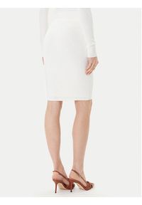 Marciano Guess Spódnica midi 5YGD29 5036Z Biały Slim Fit. Kolor: biały. Materiał: wiskoza #5