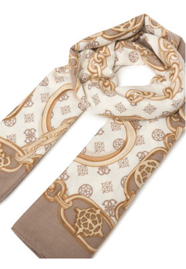 Guess Szal AW5464 POL03 Beżowy. Kolor: beżowy. Materiał: poliester