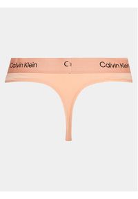 Calvin Klein Underwear Stringi 000QF7248E Różowy. Kolor: różowy. Materiał: syntetyk #3