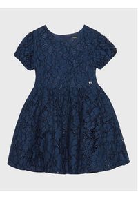 Guess Sukienka elegancka A3RK29 WF6J0 Granatowy Regular Fit. Kolor: niebieski. Materiał: syntetyk. Styl: elegancki