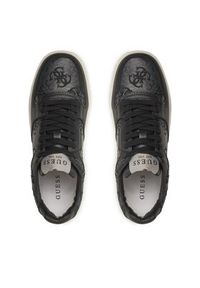 Guess Sneakersy Ancona FM8ANG LEA12 Czarny. Kolor: czarny. Materiał: skóra