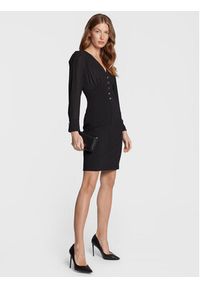 Rinascimento Sukienka koktajlowa CFC0018796002 Czarny Regular Fit. Kolor: czarny. Materiał: syntetyk. Styl: wizytowy