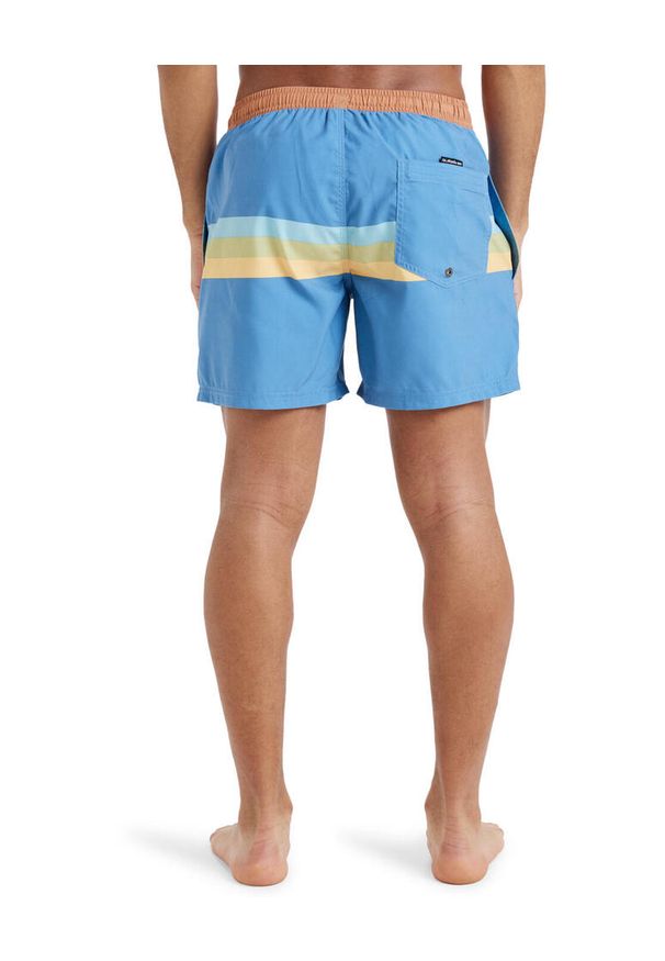 Quiksilver - Szorty kąpielowe dla Mężczyzn EVERYDAY STRAIGHT 15" Niebieski. Kolor: fioletowy, wielokolorowy, żółty. Materiał: poliester, materiał. Styl: sportowy