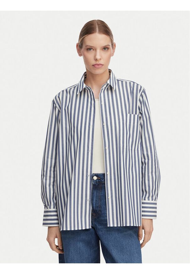 TOMMY HILFIGER - Tommy Hilfiger Koszula WW0WW45612 Niebieski jasny. Kolor: niebieski. Materiał: bawełna