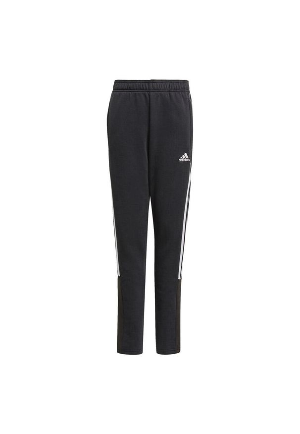 Adidas - Spodnie piłkarskie dla dzieci adidas Tiro 21 Sweat. Kolor: wielokolorowy, czarny, biały