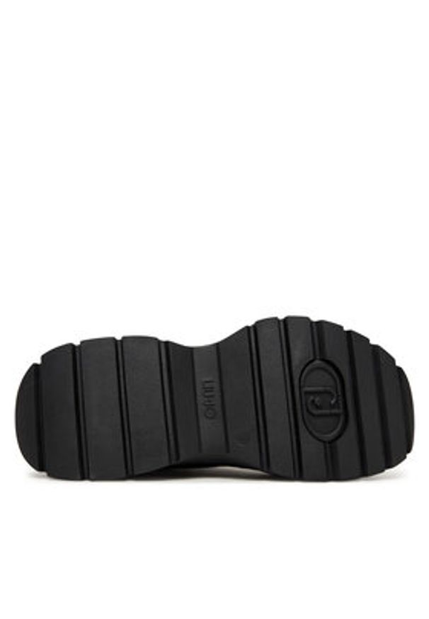 Liu Jo Sneakersy Eva 08 BF5037 PX742 Czarny. Kolor: czarny. Materiał: skóra