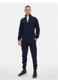 Hugo - HUGO Bluza Liam 50540933 Granatowy Regular Fit. Kolor: niebieski. Materiał: bawełna #5