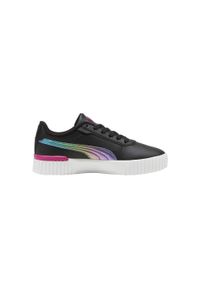 Buty dla dzieci Puma Carina 2.0. Kolor: wielokolorowy, czarny. Materiał: materiał, syntetyk