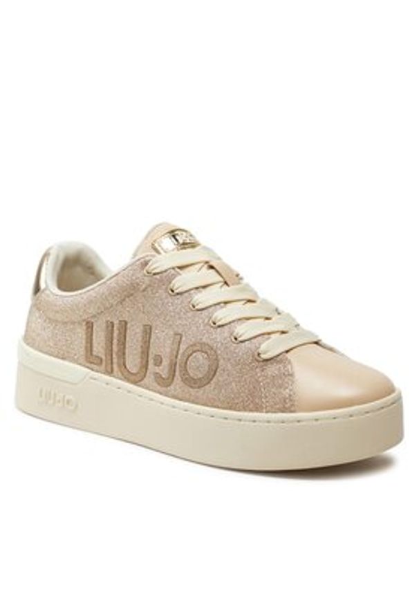 Liu Jo Sneakersy Silvia 99 BA4035 TX069 Złoty. Kolor: złoty