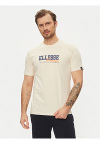 Ellesse T-Shirt Zagda SHV20122 Biały Regular Fit. Kolor: biały. Materiał: bawełna