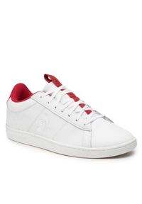 Sneakersy Le Coq Sportif - Court Allure Sport 2220198 Optical White/Scarlet. Kolor: biały. Materiał: skóra #1