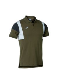 Koszulka polo do tenisa męska Joma Confort III. Typ kołnierza: polo. Kolor: biały, wielokolorowy, zielony. Sport: tenis