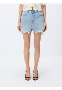 Reserved - Jeansowe spódnico-szorty - niebieski. Kolor: niebieski. Materiał: jeans #1