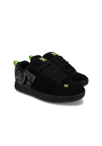 DC Shoes - Skórzane buty dla Mężczyzn COURT GRAFFIK Czarny. Kolor: czarny. Materiał: tkanina, guma, skóra. Szerokość cholewki: normalna #1