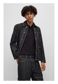 Hugo - HUGO Pasek Męski 50497455 Czarny. Kolor: czarny. Materiał: zamsz, skóra #3