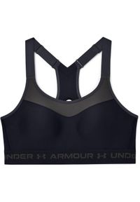 Biustonosz damski Under Armour de sport High Crossback. Kolor: szary, czarny, brązowy, wielokolorowy. Sport: fitness #1