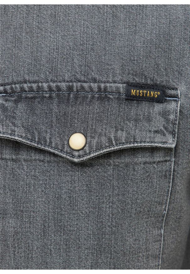 Męska Koszula Mustang Style Duver Denim Black 1016957 4000 300. Materiał: denim
