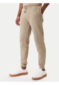 Guess Spodnie dresowe Z2YB22 K9V31 Beżowy Regular Fit. Kolor: beżowy. Materiał: bawełna #1