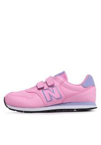 New Balance Sneakersy GV500CA1 Różowy. Kolor: różowy. Materiał: skóra