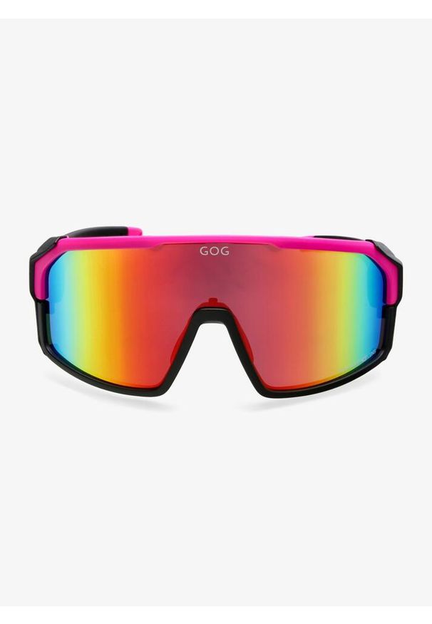 Okulary polaryzacyjne GOG Annapurna - red/matt neon pink/black. Kolor: różowy