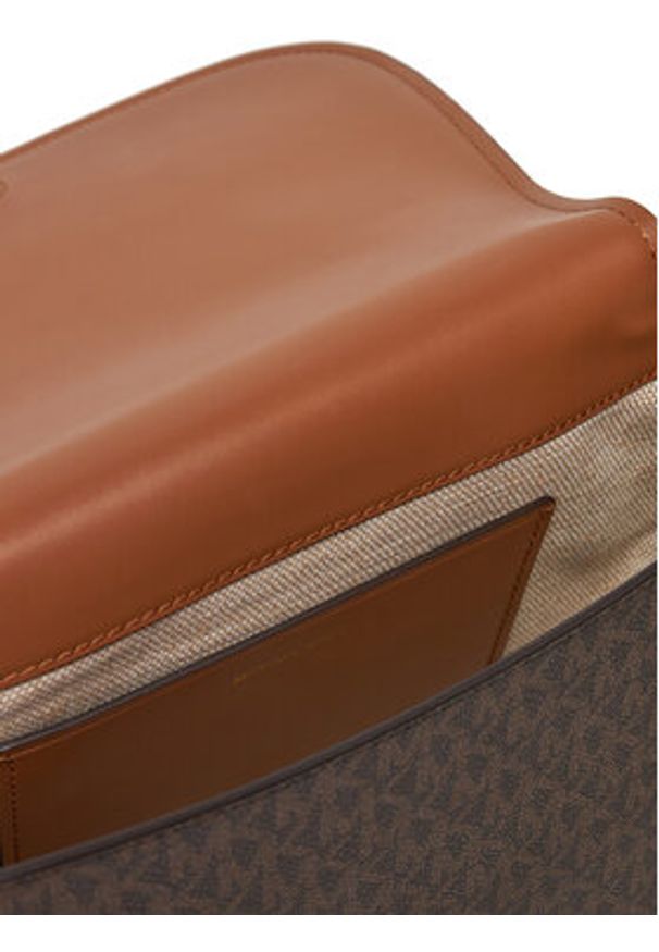 MICHAEL Michael Kors Torebka Lydia 30R5GL0M2B Brązowy. Kolor: brązowy. Materiał: skórzane