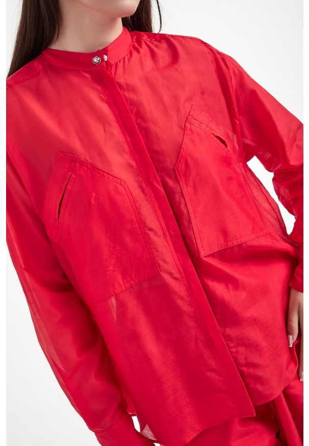 Pinko - Koszula damska z jedwabiem Andy PINKO. Materiał: jedwab