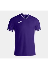 Koszulka do piłki nożnej męska Joma Toletum III. Kolor: fioletowy. Sport: piłka nożna #1