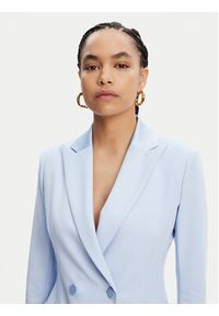 Imperial Marynarka JU25JAW Błękitny Slim Fit. Kolor: niebieski. Materiał: syntetyk
