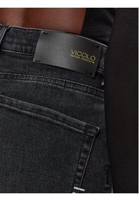 ViCOLO Jeansy DS0038 Czarny Regular Fit. Kolor: czarny