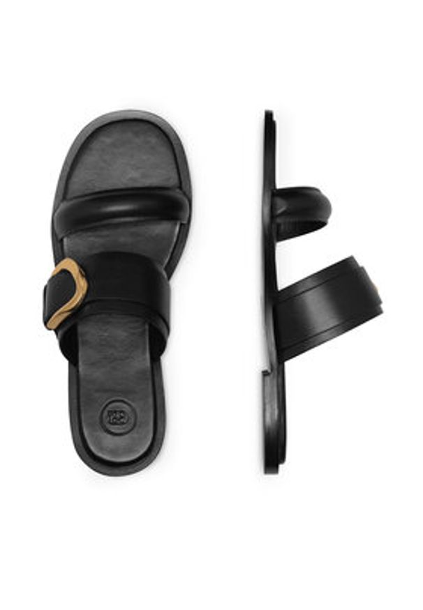 Gino Rossi Klapki ELZA-112686 Czarny. Kolor: czarny. Materiał: skóra