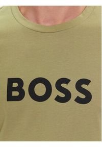 BOSS - Boss T-Shirt 50491706 Zielony Regular Fit. Kolor: zielony. Materiał: bawełna #3